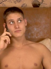 Young hot guys Vadim Farrell and Jacques Briere  fucking