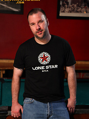 Chubby hairy man Mark Bishop