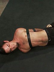 Brenn Wyson fucks the hell out of two sub boys during a live show.