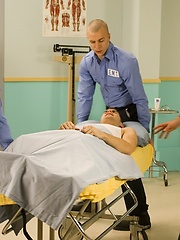 Dillon Crow, Jackson Wild, Kai Ford and Trevor Knight fucking in a doctors office