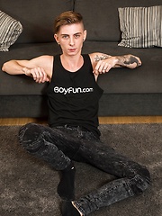 Skinny Jerome James erotic solo