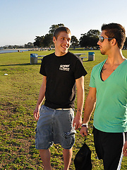 Super hung and hilarious, Stefan Taylor and tattooed Latin stud, Jake Austin