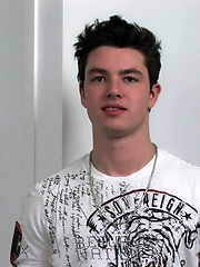 Nick Leblanc strokes uncut dick