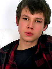 Justin Lebeau jerking off his uncut dick