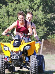 Horny studs Johnny Torque and Joey Hard