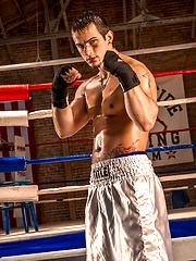 Phenix Saint shows cock