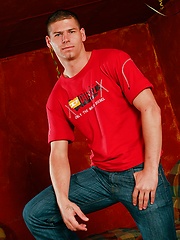 Win Soldier posing and striping