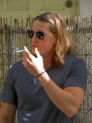 Kip Johnson strokes dick