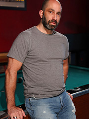 Paxton Hall shows his hairy muscle cock