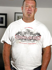 Derik Strong strokes his mature dick