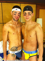 Garrett Cooper & Delvie Baptiste in Louisville - bareback