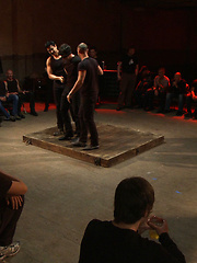 22 year old bi stud gets caught in gang bang. Girth Brooks,Tyler Alexander.