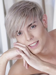 Locker room flip-flop spunk fest for two blond beauties!