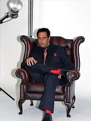 Nothing turns Marcello on more than getting photographed in his sexy suits