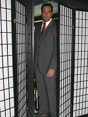 Marcello gets hot and horny when changing in front of the mirror