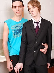 Sleazy Toilet Suck-Off Sees Kai Alexander Fucked Hard Before He Gobbles Jizz!