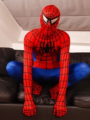 Staxus - Gang Bang: Dick Smolderingly Hot Threesome As Spiderman Fucks & Creams Two Horny Twinks!