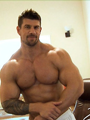 Poolside Delight. Zeb fucks his muscled buddy Skye Woods