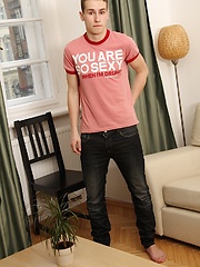 College boy Kody Dunn whips out his firm cock.