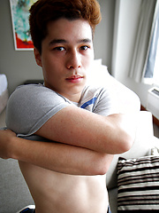 Straight mates - Japanese hottie Ryan Kai showing off that XL cock